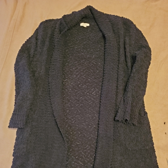 Black popcorn cardigan - Picture 1 of 3